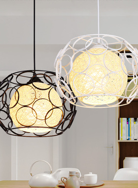 餐厅小吊灯北欧卧室阳台现代简约灯具创意个性网红单头楼梯饭厅灯