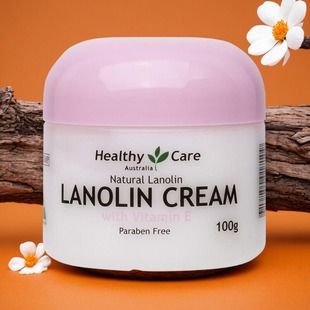 【28年3月】澳洲Healthy Care HC维生素E绵羊油保湿VE滋润霜100g