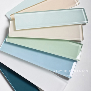 佛山彩色玻璃瓷砖卫生间背景墙瓷多巴胺浴室釉面砖厕所厨房墙砖