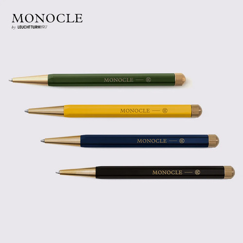 灯塔monocle黑色速干圆珠笔