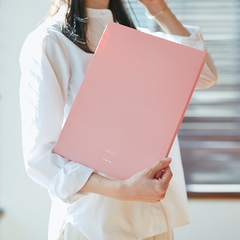 锦宫乐谱夹册资料册莫兰迪色文件夹插页袋可翻页多层学生用办公试