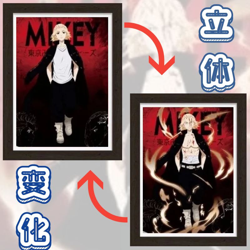 东京复仇者佐野万次立体装饰挂画