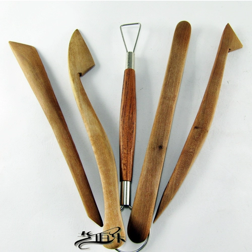 艺伯乐 Принесите стальную проволоку с большим глинистым ножом из пяти частей глиняный скульптура нож FS1-9 Цементный инструмент мягкий керамический инструмент