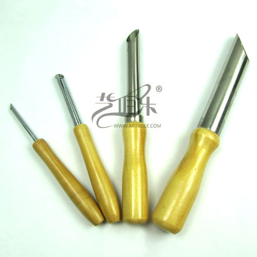 DOSN4件套圆打孔器 泥塑工具 泥塑刀 打孔机 陶泥工具 FS2-20