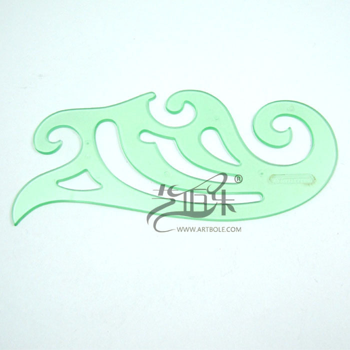 蝴蝶牌20cm曲线板 云尺 363 设计绘图用尺美术用品