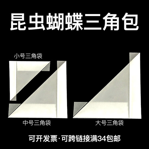 三角包暂存袋硫酸纸蝴蝶标本