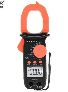 Victor/胜利VC610B/610C钳形万用表钳形表数字电流表电工表二极管