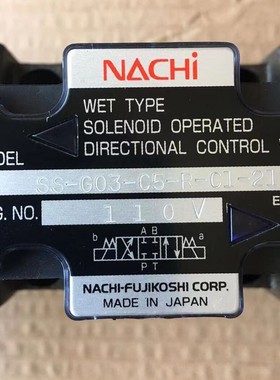 不二越电磁阀原装正品日本NACHI SA/SS/OGB/OCY/OCP/OG-G01