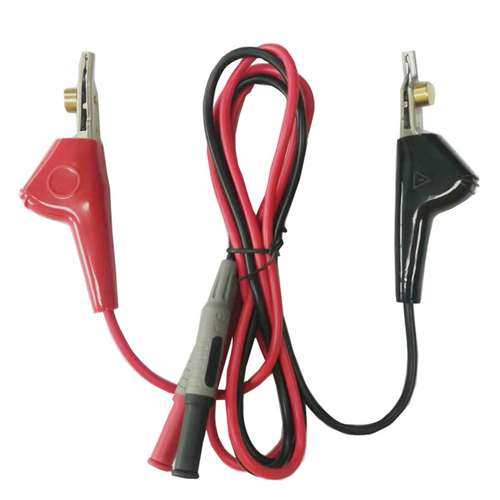 万用表测试夹纯铜大电流鳄鱼夹4mm香蕉插孔无损刺破夹子