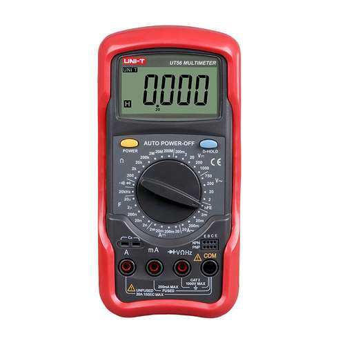 优利德UT56数字万用表高精度四位半数显表电压电流电工仪表