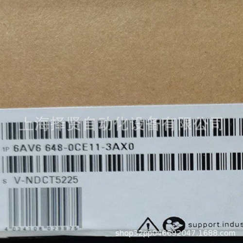 6AV6648-0CE11-3AX0精智面板 触摸式操作， 10” 宽屏 TFT 显示屏
