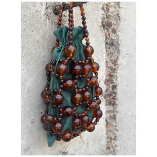 CILI 复古玳瑁色大泡泡珠 CLUTCH VINTAGE 手提包 设计自制