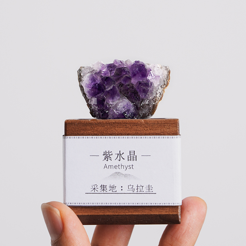 水晶原石矿石标本收藏手工摆件