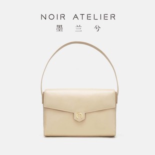 ATELIER独立设计 NOIR 墨兰兮 进口BOX头层牛皮腋下包手提单肩包