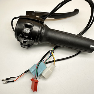 新大洲龟王电动车开关转把总成双闪修复大灯油门转把配件P档