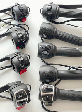 AM爱玛电动车踏板车电瓶车蕾拉大迪欧N300组合开关油门连体转把