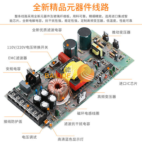 百立德 24V200W直流开关电源 led监控灯箱电源 现货24V电源