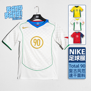 棒棒NIKE耐克男子T90复刻比赛训练运动足球服速干短袖IB4211-100