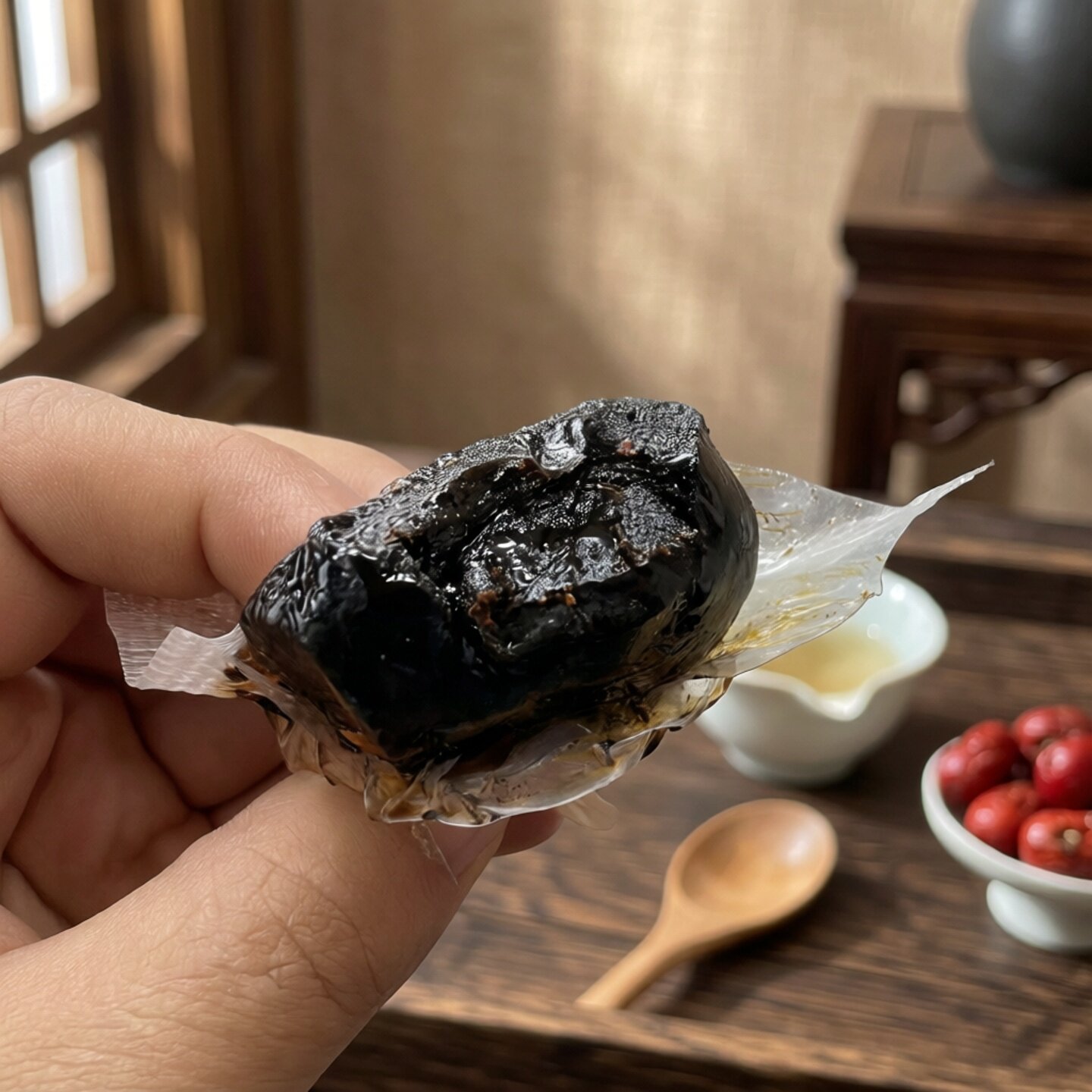 九华黄精果安徽池州九华山特产九蒸九晒黄精开袋即食正品防伪250g