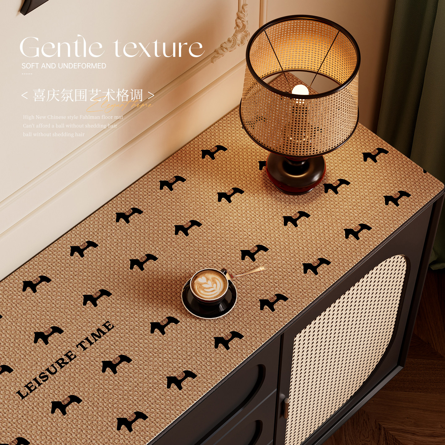 马年新款餐边柜垫桌面保护垫电视柜台面桌布防水防油免洗茶几垫子,居家布艺,桌布,淘宝优惠券,粉丝福利购,淘宝优惠卷