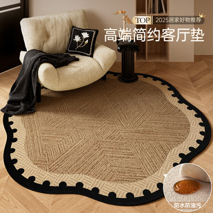 异形地毯客厅复古地毯免洗免打理可擦加厚地垫防滑垫防水2026新款