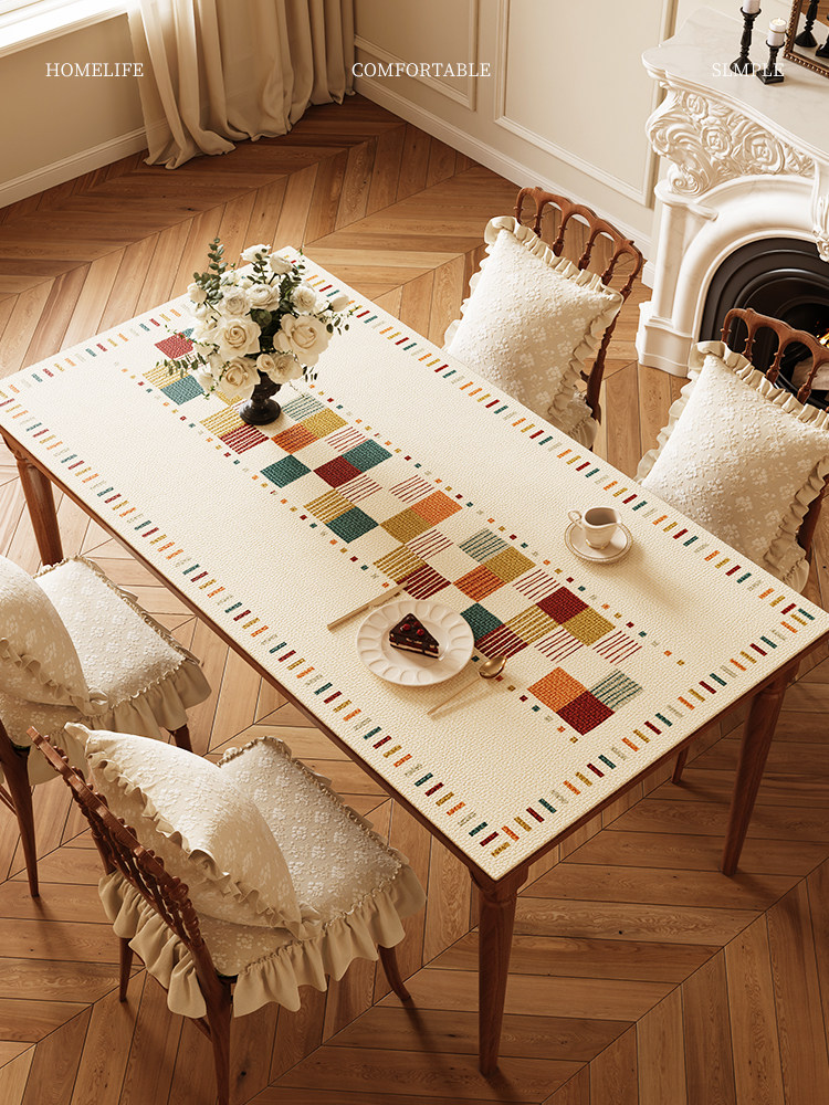 餐桌垫2025新款防污免洗防水防烫防油轻奢高级茶几台桌面保护桌垫,居家布艺,桌布,淘宝优惠券,粉丝福利购,淘宝优惠卷