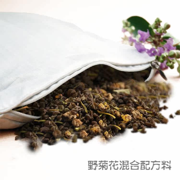 儿童学生宝宝清热去火草本2-8岁助眠枕芯菊花茶叶幼儿园宿舍枕头