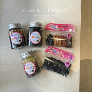 韩国进口ins博主发圈超细弹力好黑色彩色打底小橡皮筋儿童发绳女