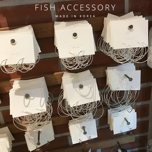 韩国东大门925银大圆圈圆环ins网红冷淡风个性 百搭女耳钉女耳环