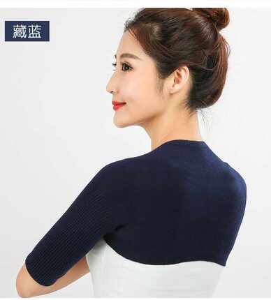 羊绒护肩颈椎坎肩四季男女通用中老年月子防寒睡觉保暖防冻