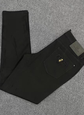 砖柜1790奥拉ma轻奢ku558男士高端轻奢春季新款黑色牛仔裤