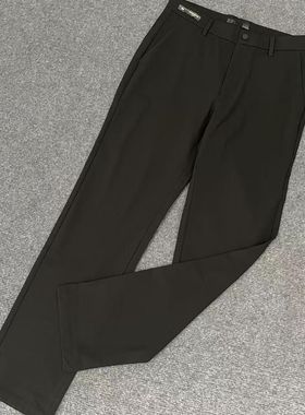 九家ku699男士高端免烫夏季黑色舒适休闲裤