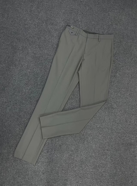 九家高端吊牌价899ku604男士夏季薄款灰色902修身版型羊毛西裤