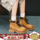 玛速主义2025年冬季新款复古百搭大黄靴时尚休闲马丁靴厚底短靴女