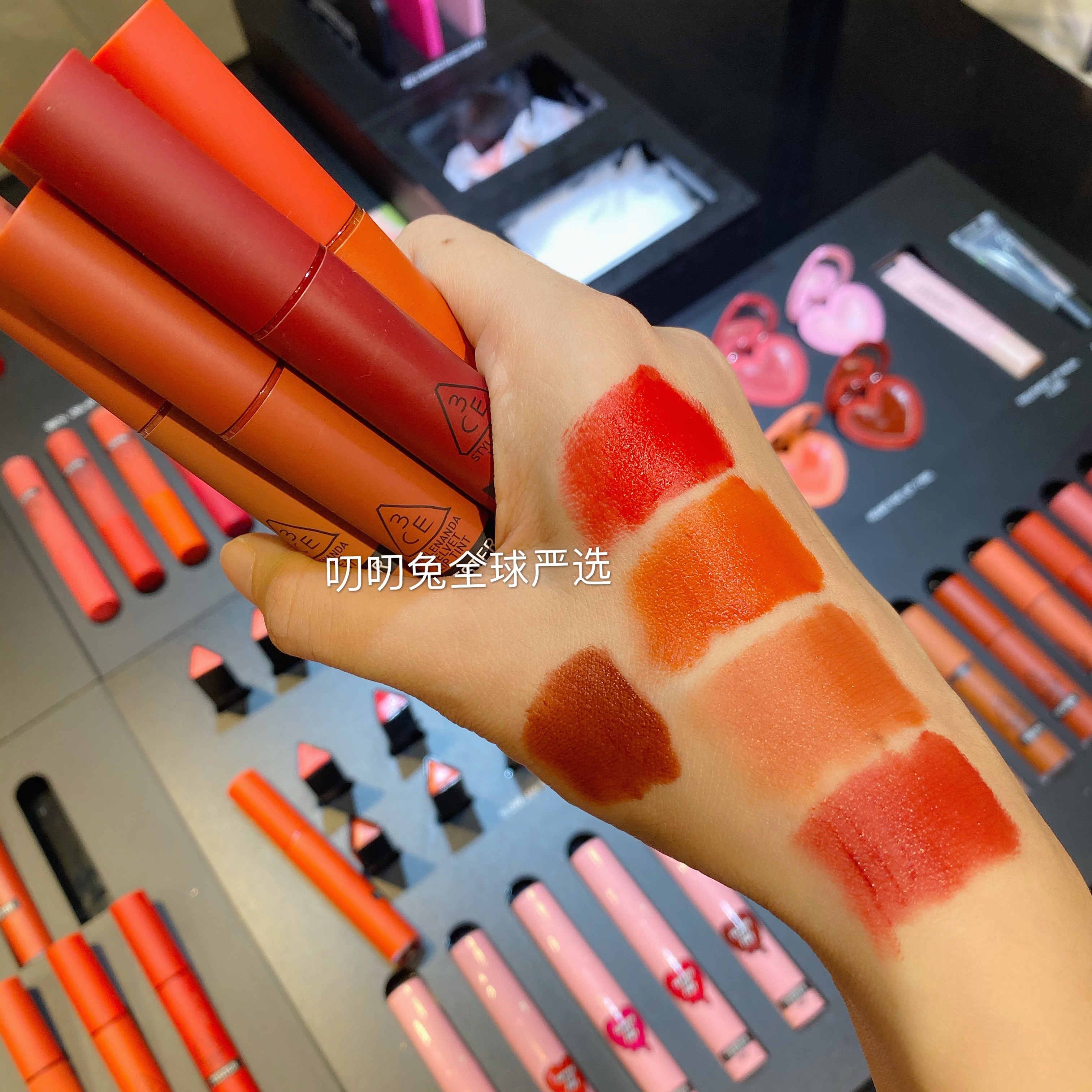 韩国正品 3ce丝绒唇釉谣言砖红色云朵speak up水唇釉水光镜面唇泥