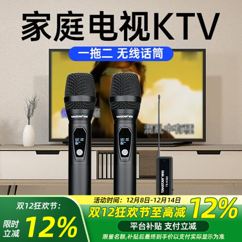 一拖二无线K歌麦克风