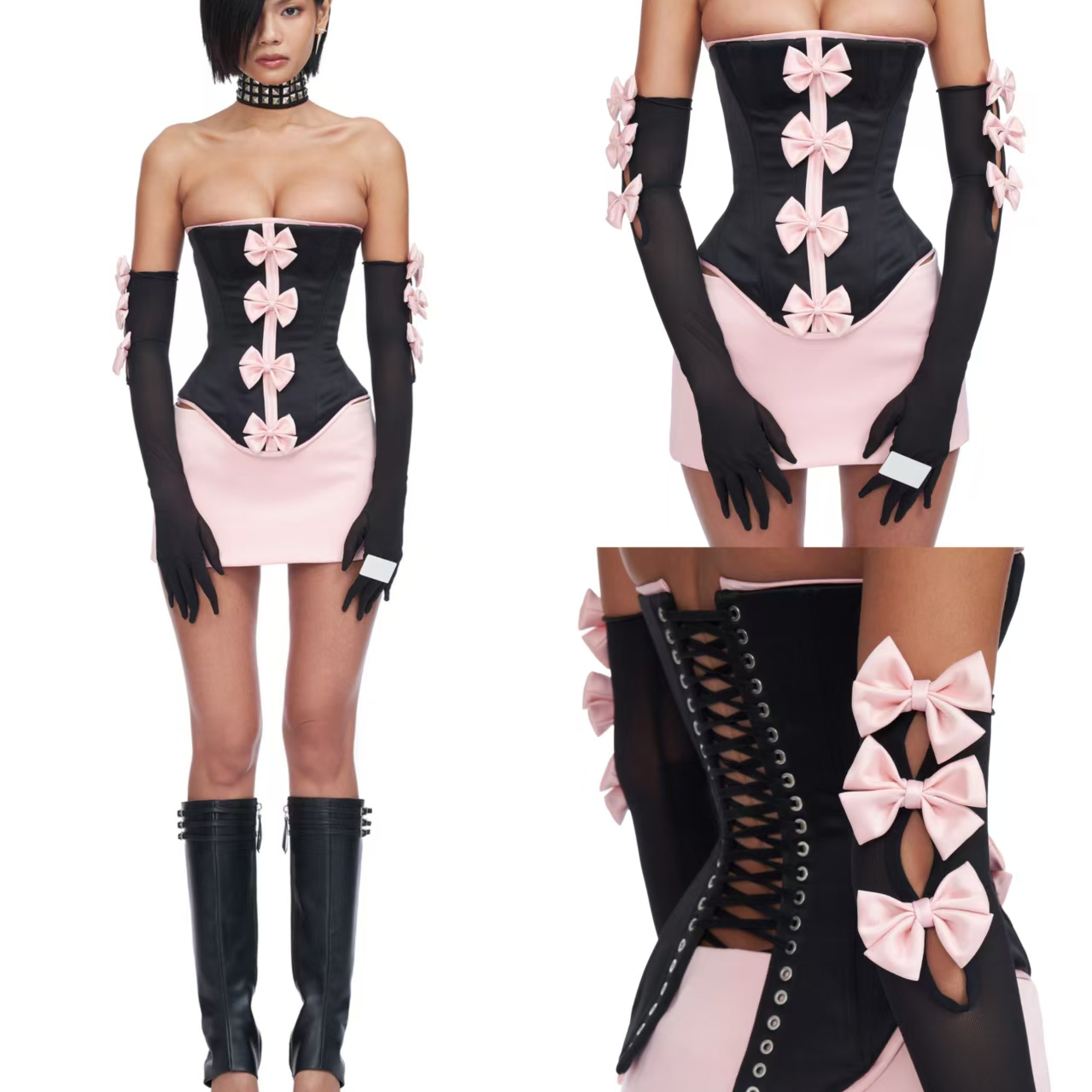 Fanci Club正品25SS 女坏羊驼紧身衣套装粉色辣妹小众设计师越南