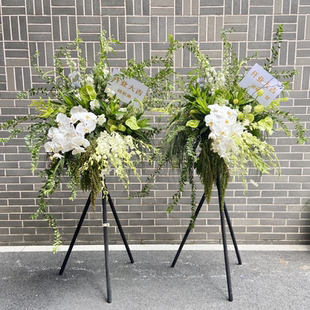 青同城速递乔迁庆典订货会应援送花 高端定制开业花篮鲜花杭州四季