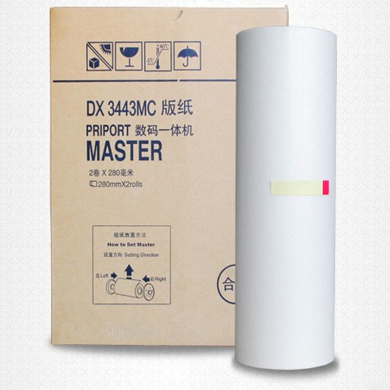 3443版纸 速印机DX344印纸油墨