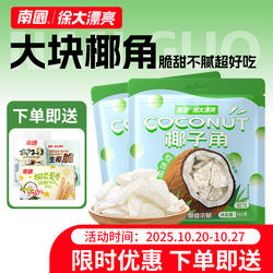 南国海南特产椰子角椰子脆片椰肉块办公室休闲小吃零食解馋食品
