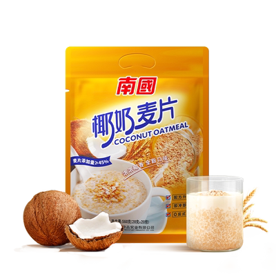 南国560g早餐冲饮营养椰奶麦片