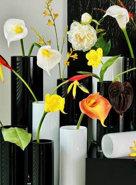 北欧现代简约花瓶水培仿真花均可