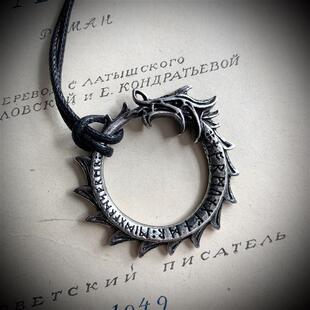 欧美朋克A牌吊坠气质龙环项链珠宝女式首饰 Alchemy Gothic P774