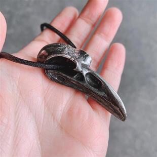 欧美A牌朋克时尚个性简约鸦颅韩版吊坠项链 Alchemy Gothic P687