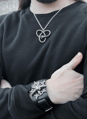 ALCHEMY A牌正品进口男女朋克哥特灵蛇蛇院女孩项链吊坠饰品 P929