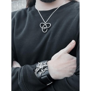 P929 进口男女朋克哥特灵蛇蛇院女孩项链吊坠饰品 ALCHEMY A牌正品