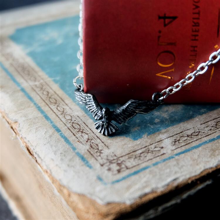 alchemy gothic p876 a牌欧美朋克简约暗黑系可爱小乌鸦项链吊坠