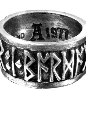 欧美A牌朋克潮时尚个性咒语潮人日韩版戒指 Alchemy Gothic R173