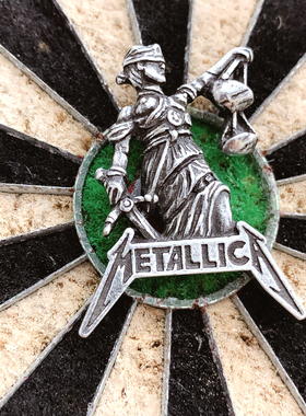 Alchemy Gothic PC513 A牌联名正品正版重金属乐队胸针 metallica