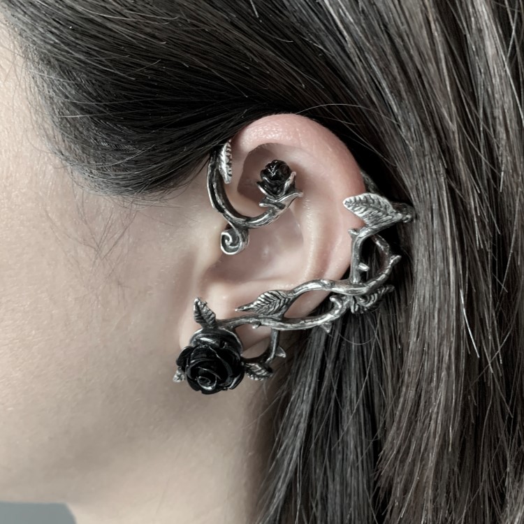 Alchemy朋克简约个性玫瑰耳环